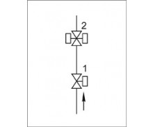 Блоки клапанов (стальные корпуса, схема 2)